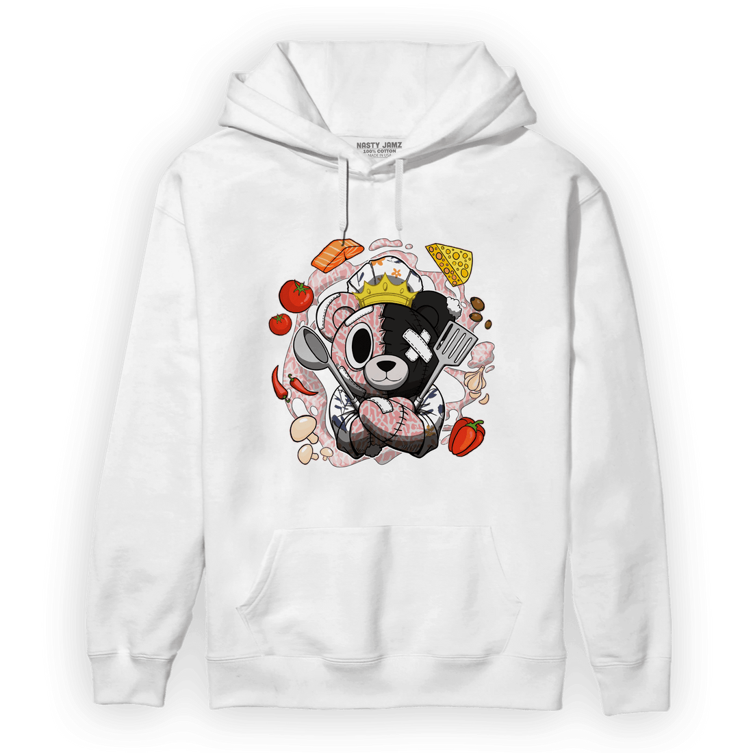 Red Stardust 3s Hoodie Match Cooking Ber - NastyJamz