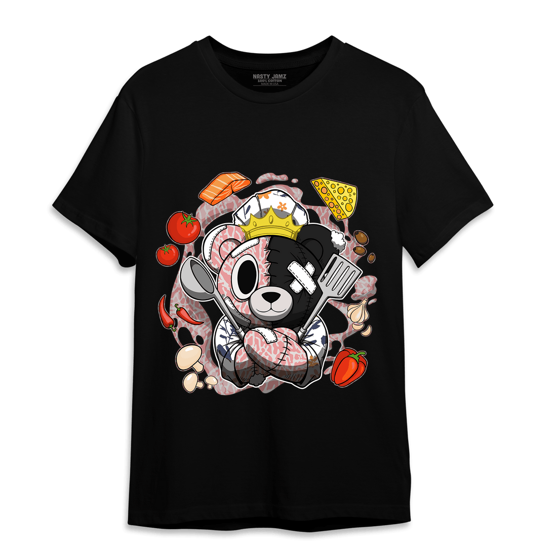 Red Stardust 3s T Shirt Match Cooking Ber - NastyJamz