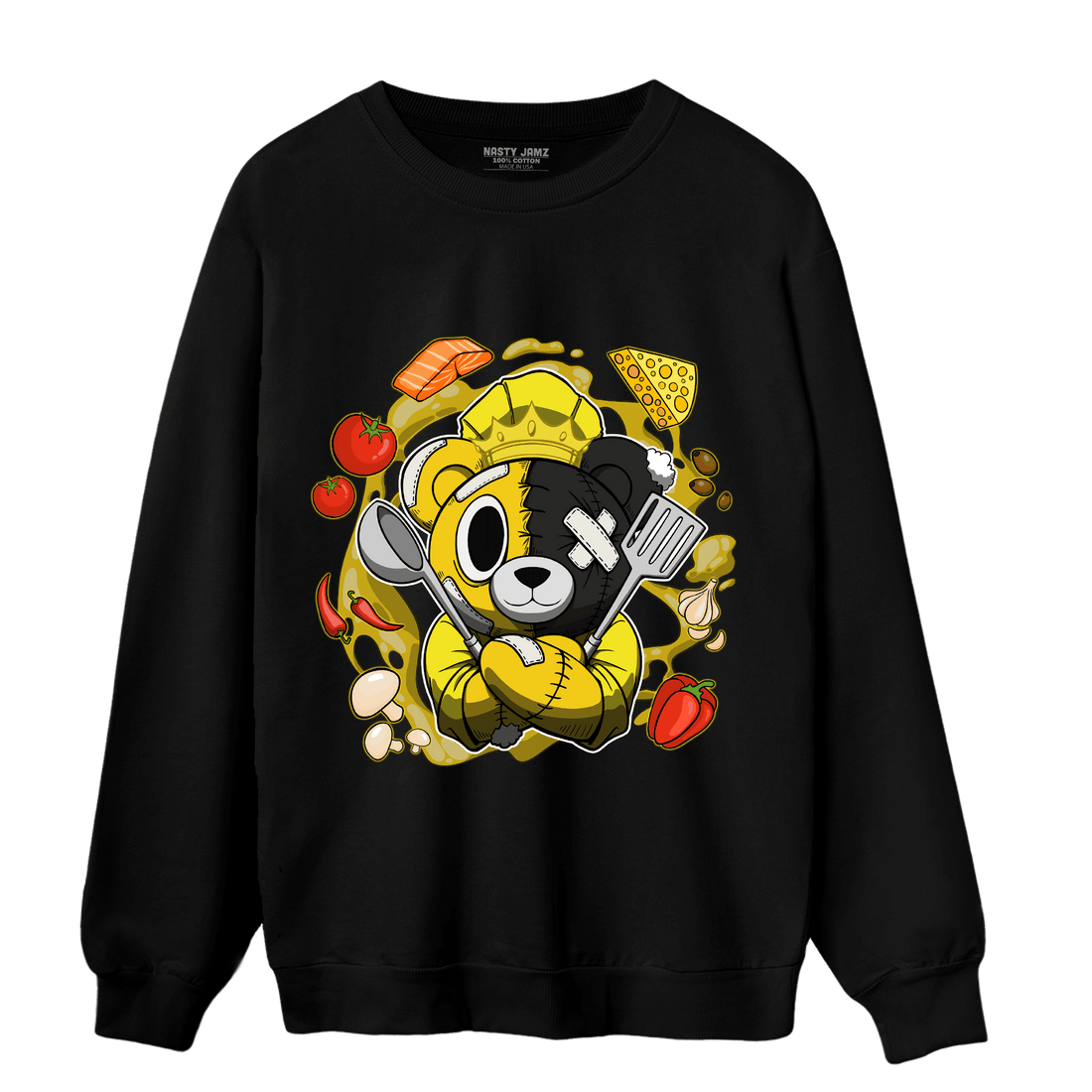 Vivid Sulfur 4s Sweatshirt Match Cooking Ber - NastyJamz