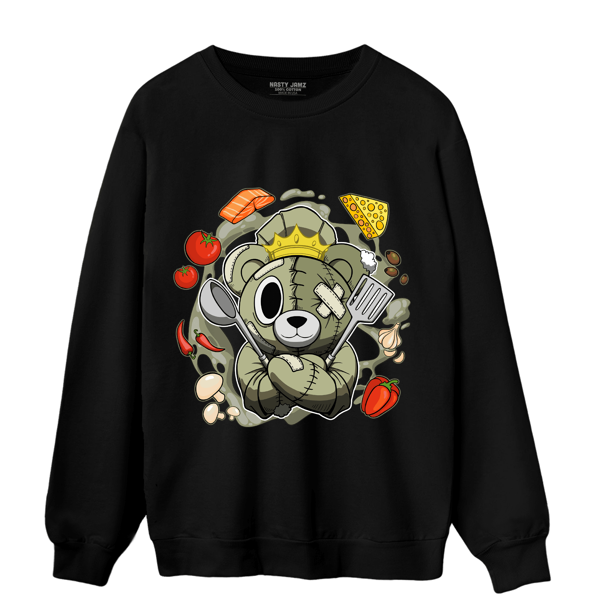 Yeezy Slide Resin Sweatshirt Match Cooking Ber - NastyJamz