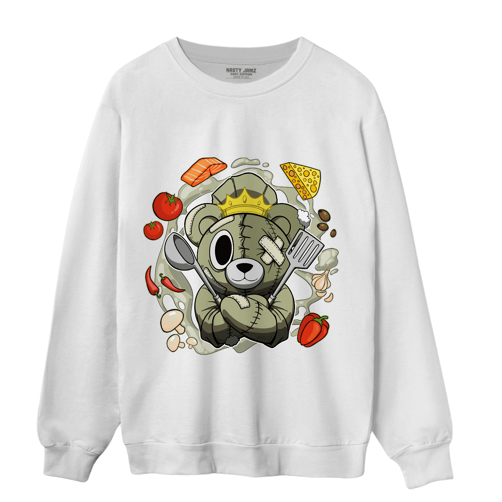 Yeezy Slide Resin Sweatshirt Match Cooking Ber - NastyJamz