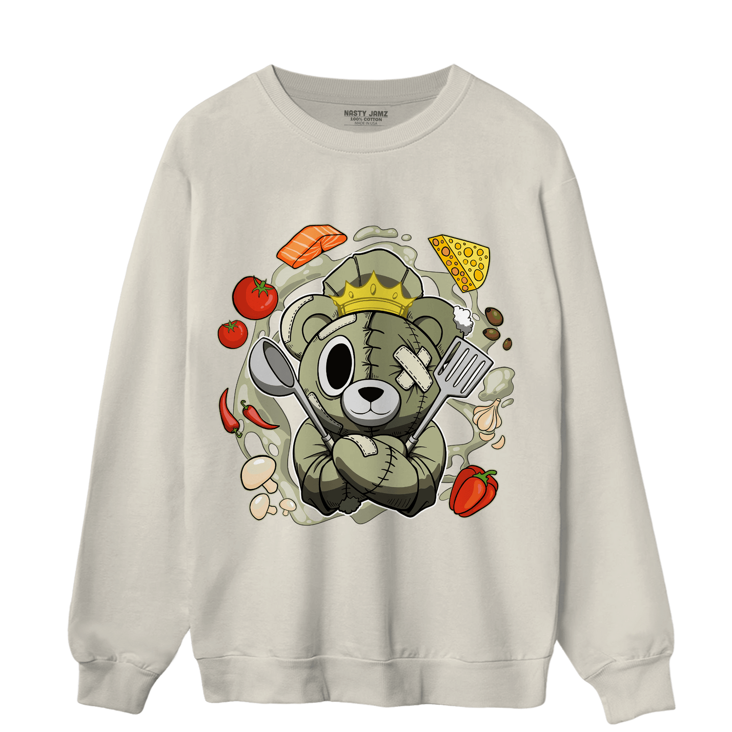 Yeezy Slide Resin Sweatshirt Match Cooking Ber - NastyJamz