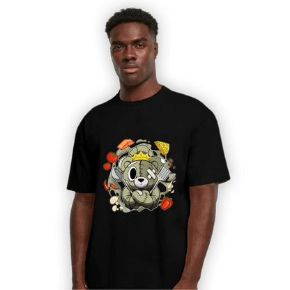 Yeezy Slide Resin T Shirt Match Cooking Ber - NastyJamz