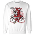 Retro Red Taxi 12s Sweatshirt Match Deadlift BER - NastyJamz