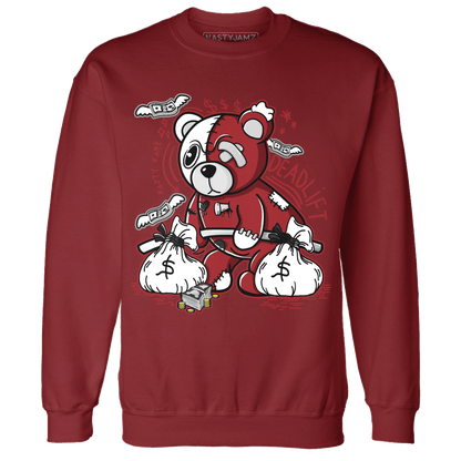 Retro Red Taxi 12s Sweatshirt Match Deadlift BER - NastyJamz