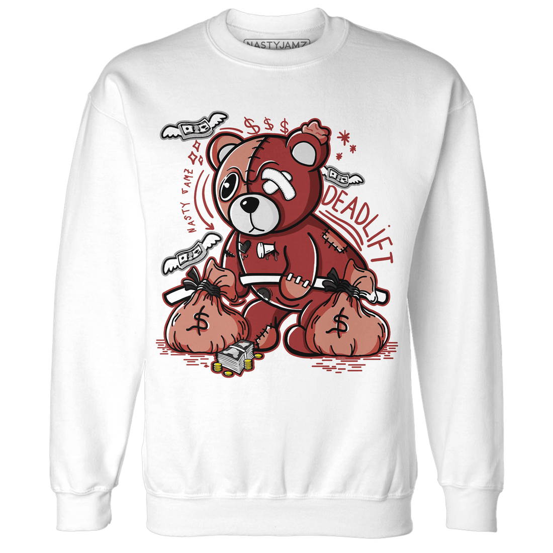 Dune Red 13s Sweatshirt Match Deadlift BER - NastyJamz