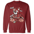Dune Red 13s Sweatshirt Match Deadlift BER - NastyJamz