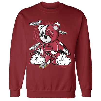 High 85 Metallic Burgundy 1s Sweatshirt Match Deadlift BER - NastyJamz