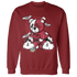 High 85 Metallic Burgundy 1s Sweatshirt Match Deadlift BER - NastyJamz