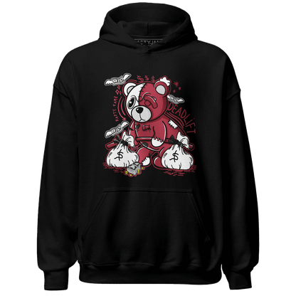 High 85 Metallic Burgundy 1s Hoodie Match Deadlift BER - NastyJamz