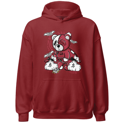 High 85 Metallic Burgundy 1s Hoodie Match Deadlift BER - NastyJamz