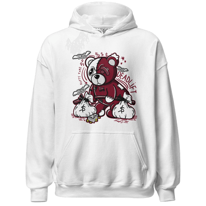 High White Team Red 1s Hoodie Match Deadlift BER - NastyJamz