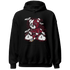 High White Team Red 1s Hoodie Match Deadlift BER - NastyJamz