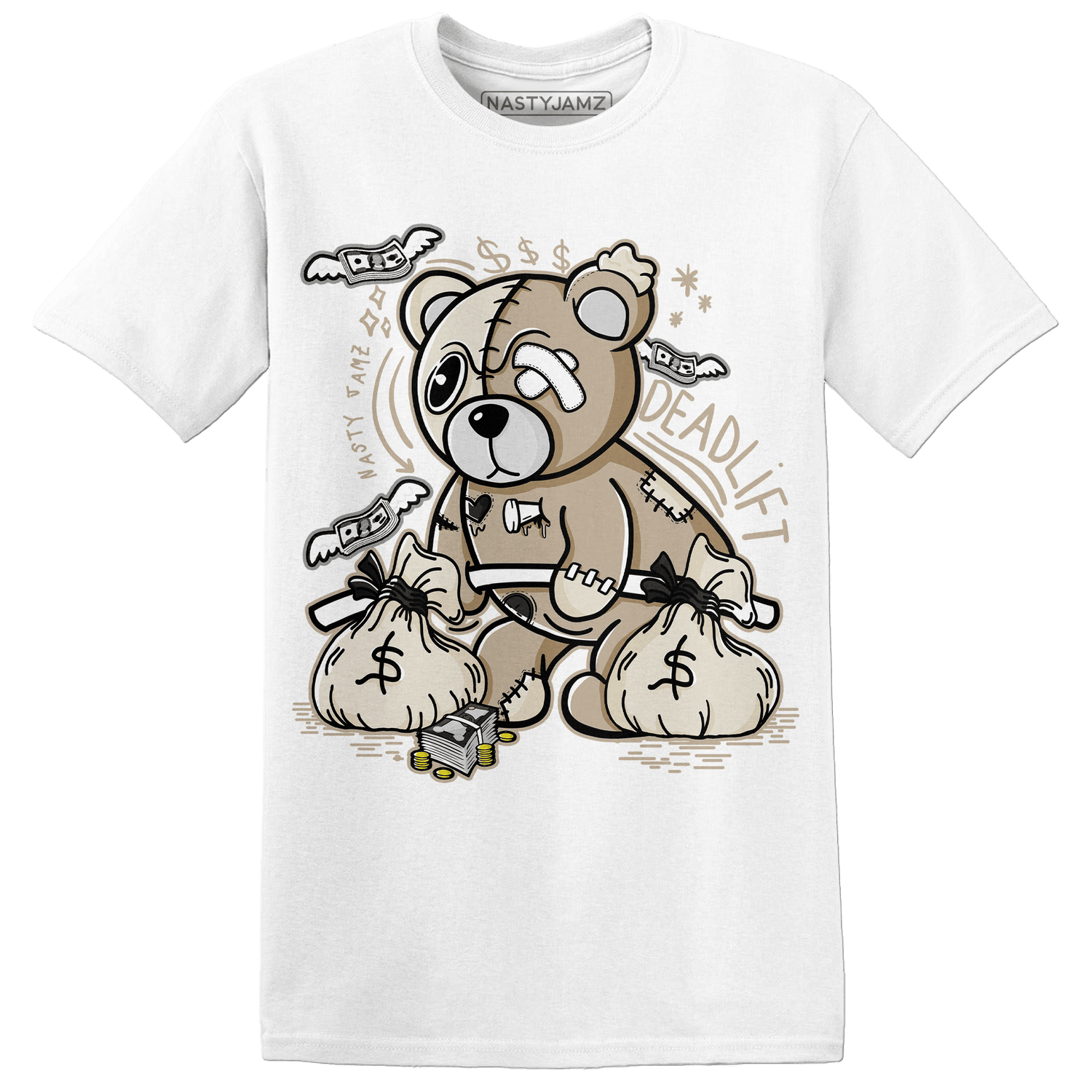 Latte 1s T Shirt Match Deadlift BER - NastyJamz