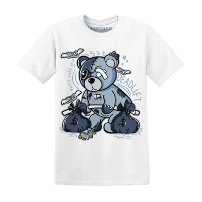 Mid Diffused Blue Grey 1s T Shirt Match Deadlift BER - NastyJamz