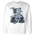Mid Diffused Blue Grey 1s Sweatshirt Match Deadlift BER - NastyJamz