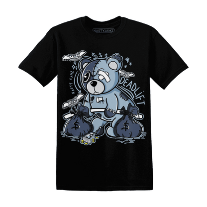 Mid Diffused Blue Grey 1s T Shirt Match Deadlift BER - NastyJamz