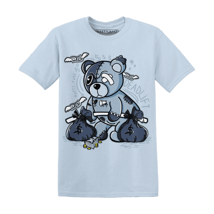 Mid Diffused Blue Grey 1s T Shirt Match Deadlift BER - NastyJamz