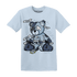 Mid Diffused Blue Grey 1s T Shirt Match Deadlift BER - NastyJamz