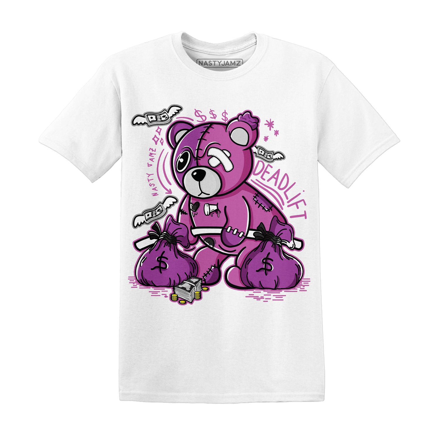 GS Hyper Violet 4s T Shirt Match Deadlift BER - NastyJamz