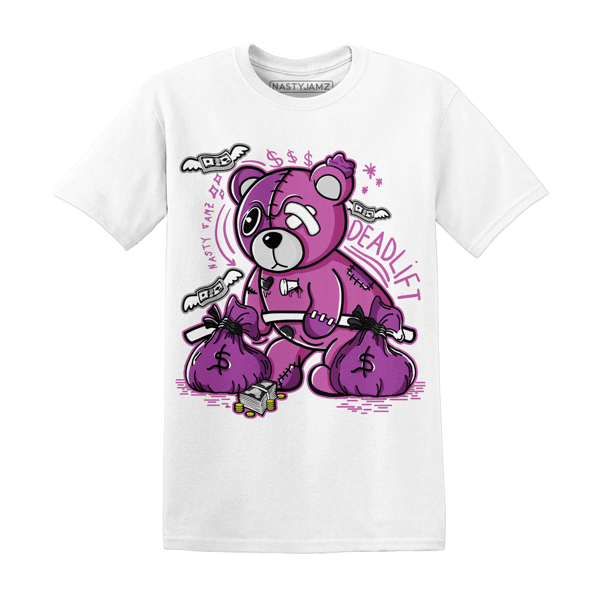 GS Hyper Violet 4s T Shirt Match Deadlift BER - NastyJamz