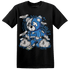 Industrial Blue 4s T Shirt Match Deadlift BER - NastyJamz