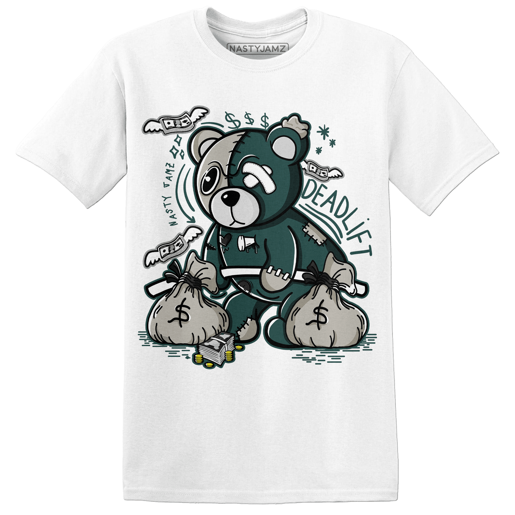 Oxidized Green 4s T Shirt Match Deadlift BER - NastyJamz