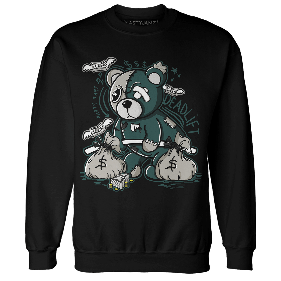 Oxidized Green 4s Sweatshirt Match Deadlift BER - NastyJamz