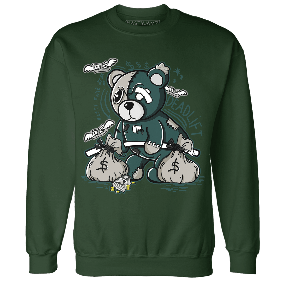 Oxidized Green 4s Sweatshirt Match Deadlift BER - NastyJamz