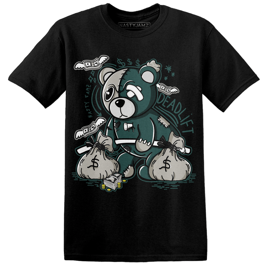 Oxidized Green 4s T Shirt Match Deadlift BER - NastyJamz