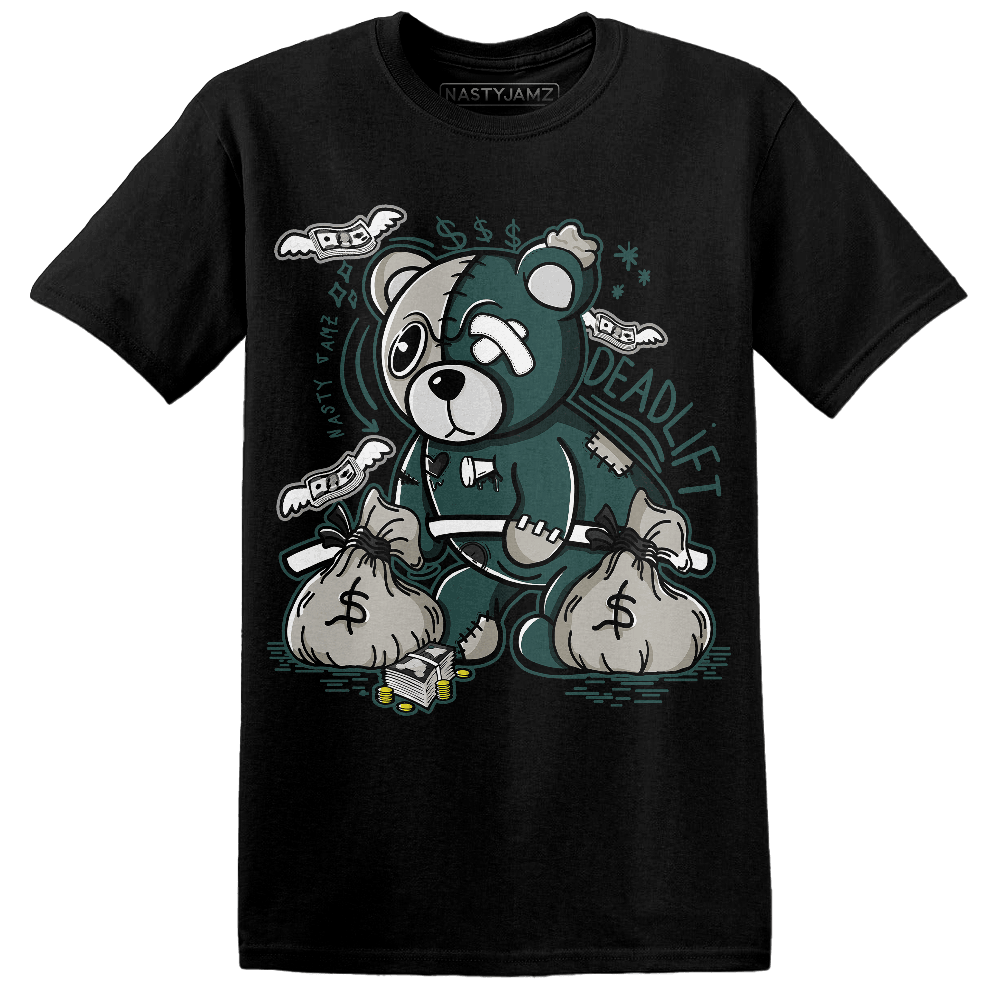 Oxidized Green 4s T Shirt Match Deadlift BER - NastyJamz