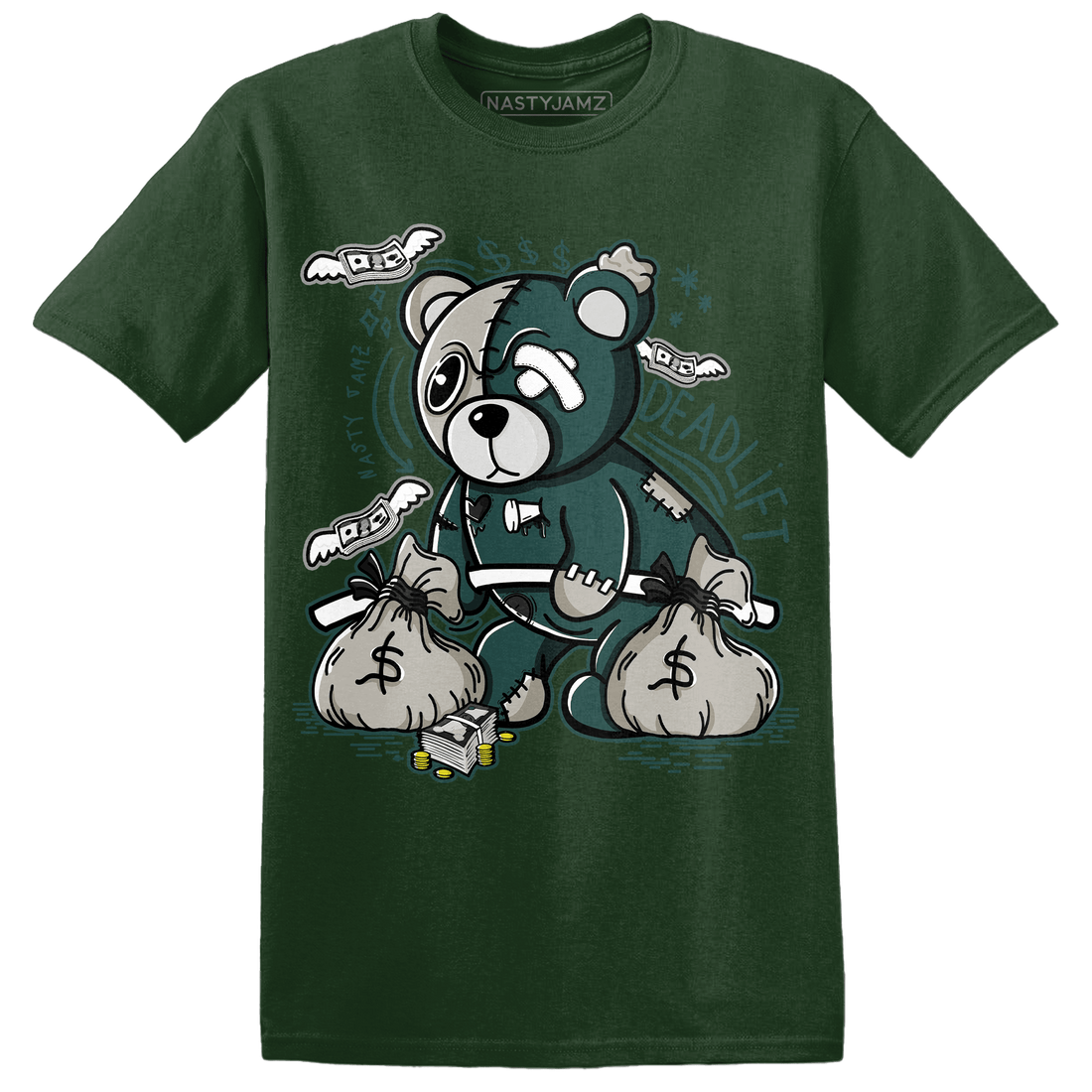 Oxidized Green 4s T Shirt Match Deadlift BER - NastyJamz