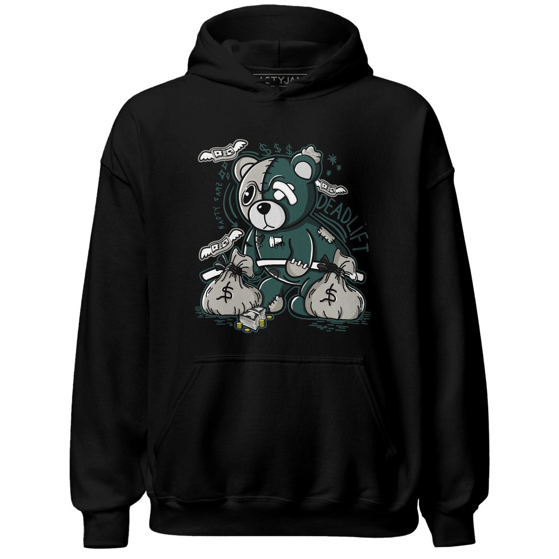 Oxidized Green 4s Hoodie Match Deadlift BER - NastyJamz