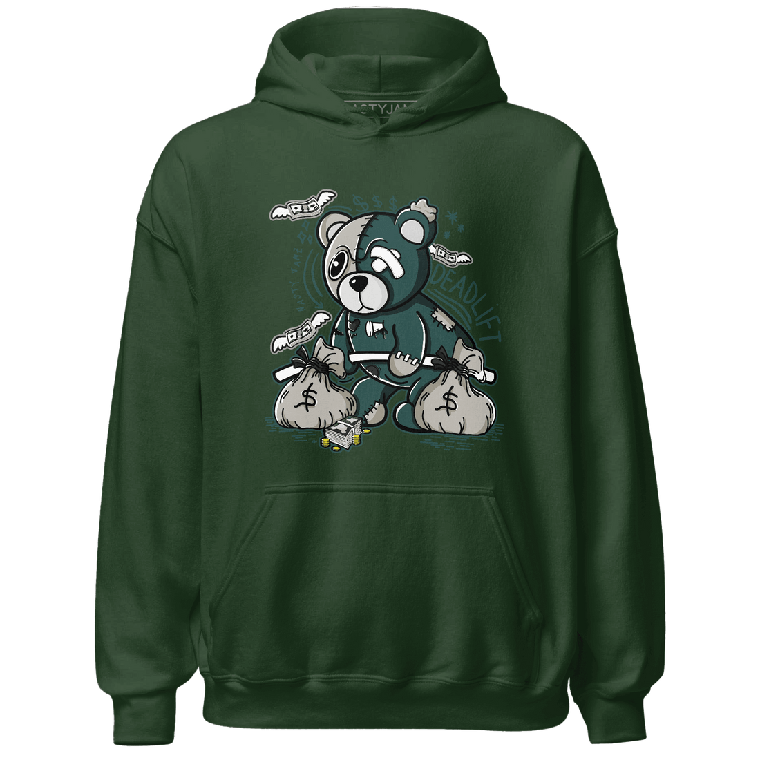 Oxidized Green 4s Hoodie Match Deadlift BER - NastyJamz