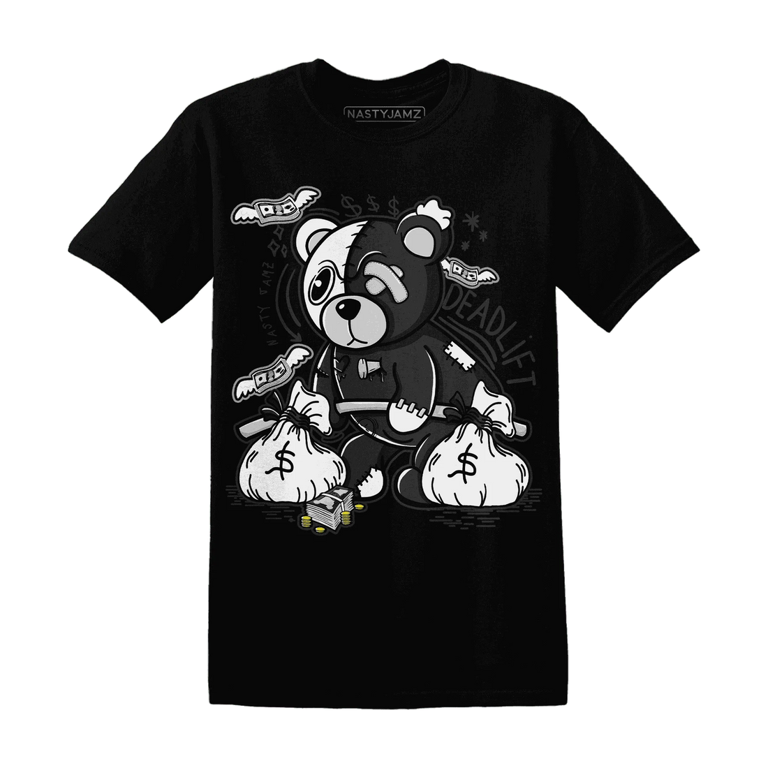 White-Thunder-4s-T-Shirt-Match-Deadlift-BER