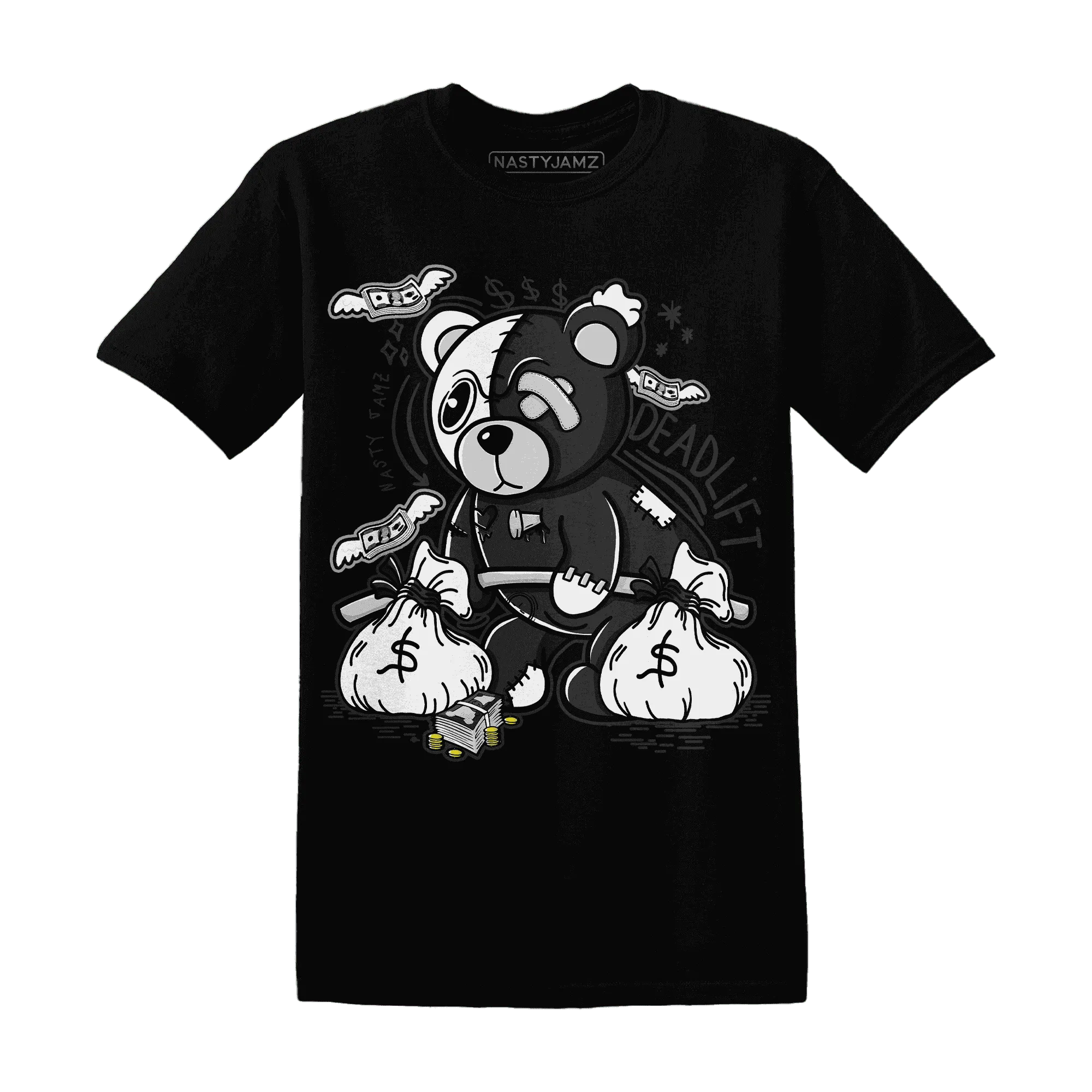 White-Thunder-4s-T-Shirt-Match-Deadlift-BER