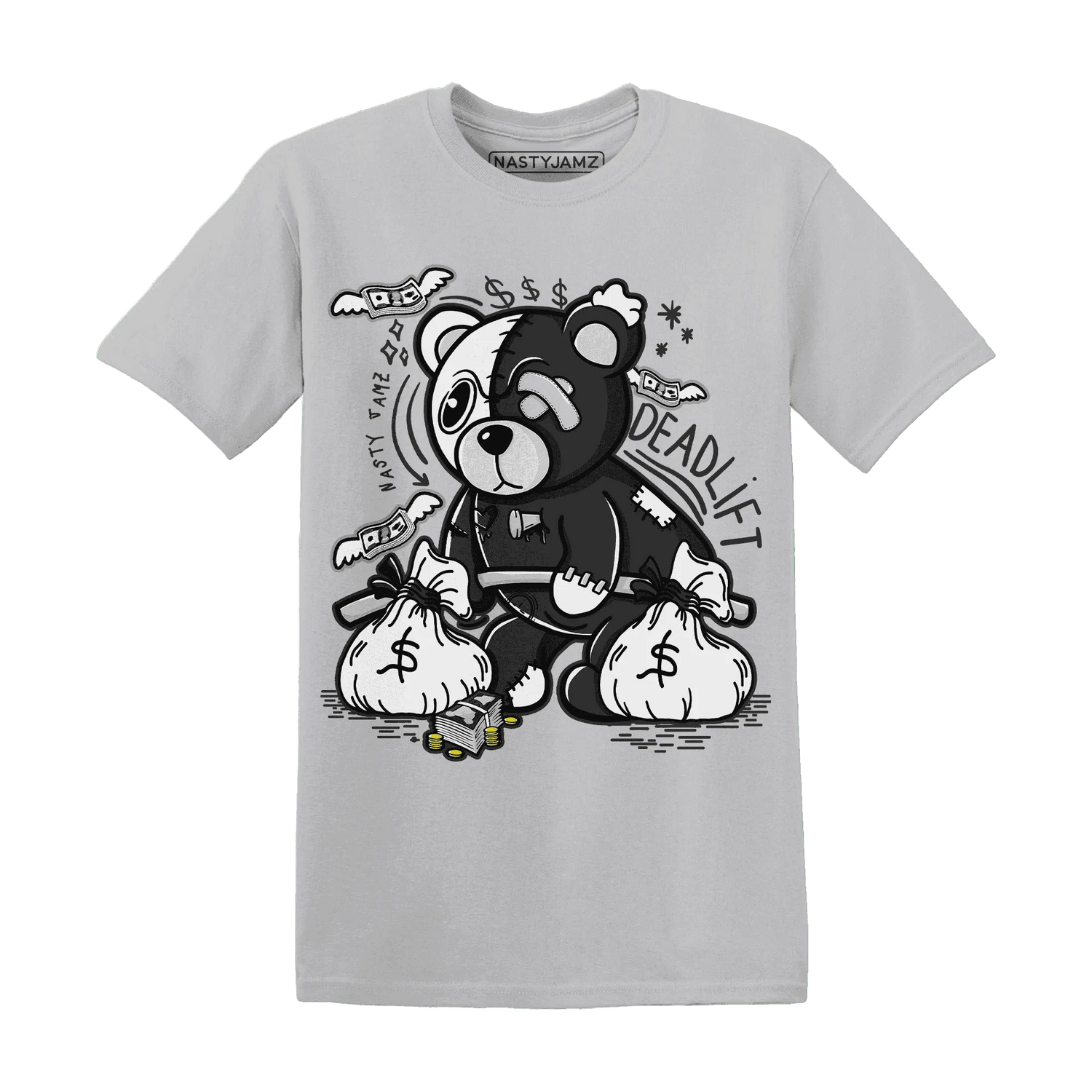 White-Thunder-4s-T-Shirt-Match-Deadlift-BER