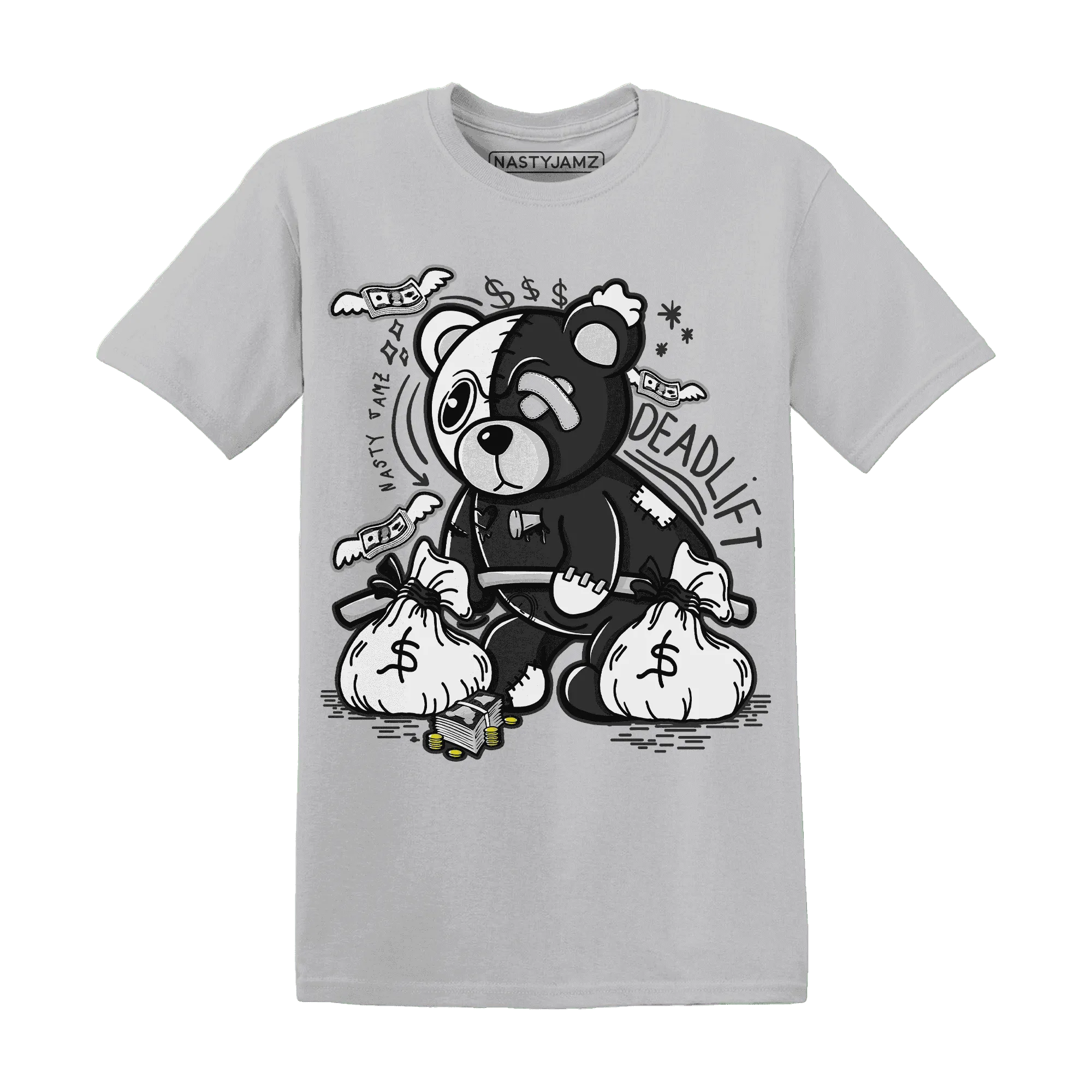 White-Thunder-4s-T-Shirt-Match-Deadlift-BER