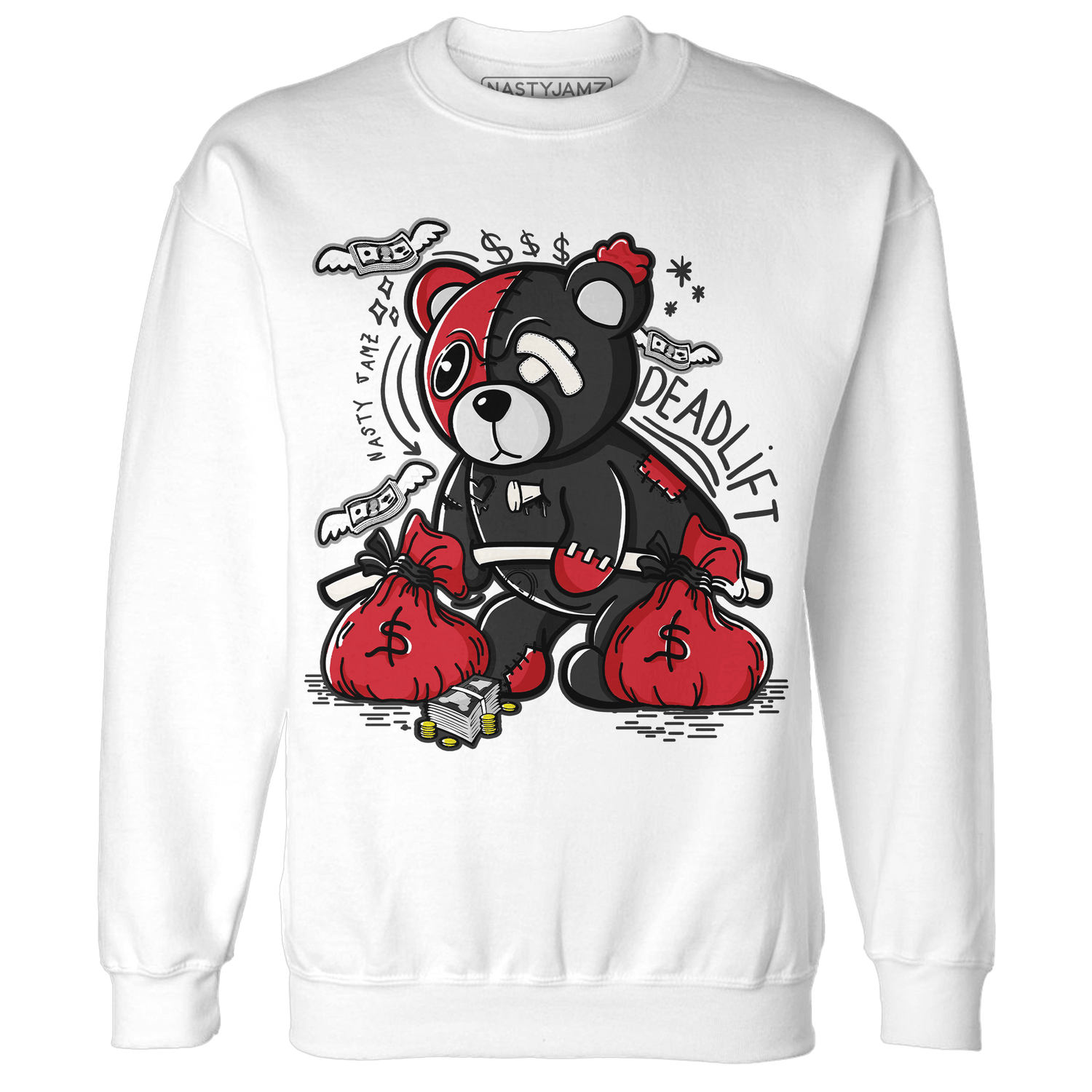 Jumman Jack University Red Sweatshirt Match Deadlift BER - NastyJamz