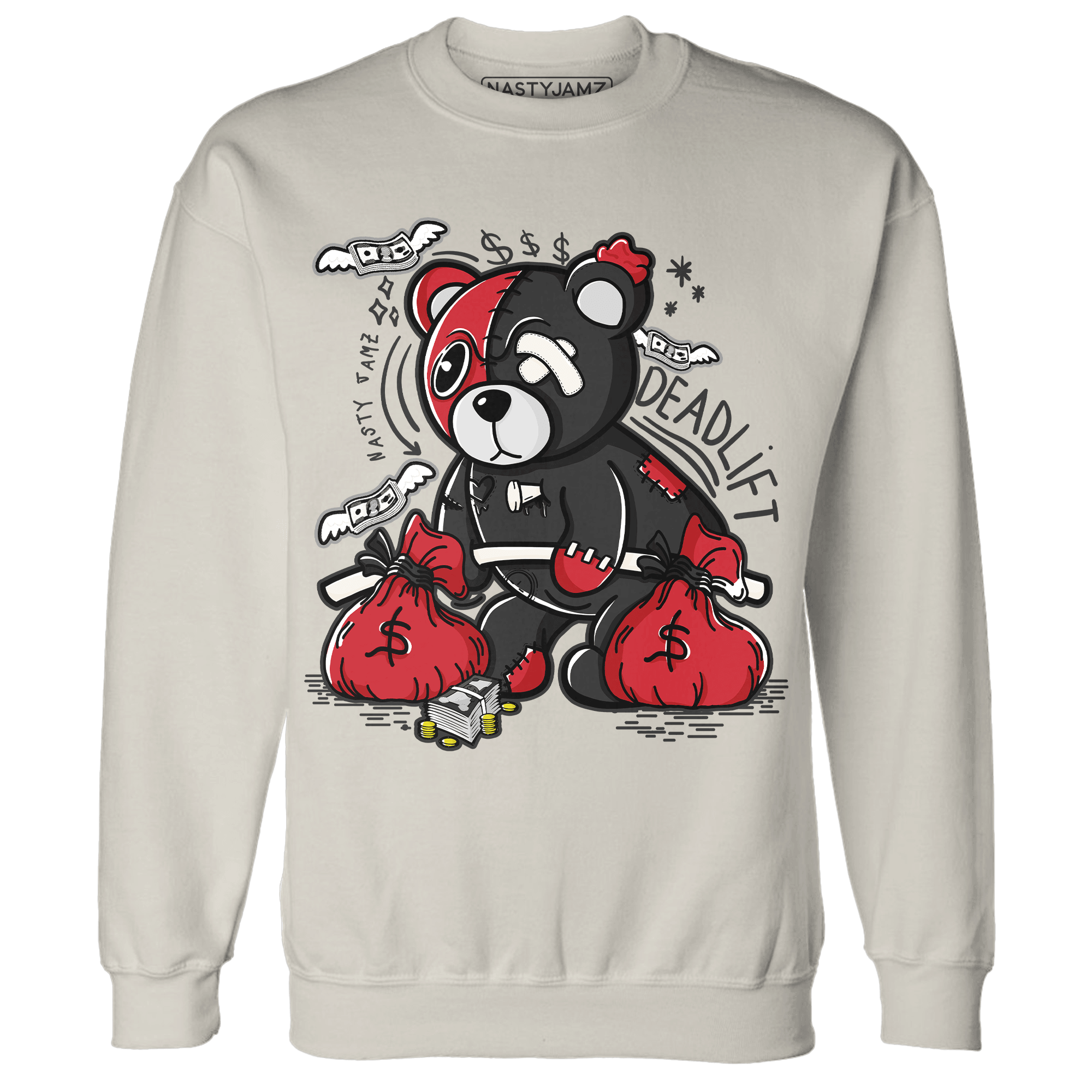 Jumman Jack University Red Sweatshirt Match Deadlift BER - NastyJamz