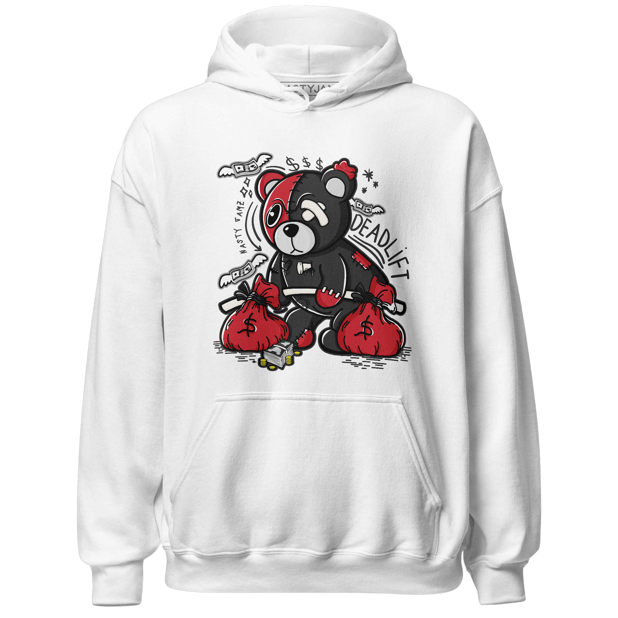 Jumman Jack University Red Hoodie Match Deadlift BER - NastyJamz