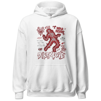 Black-Toe-Reimagined-Red-White-1s-Hoodie-Match-Dirty-Love-Skull