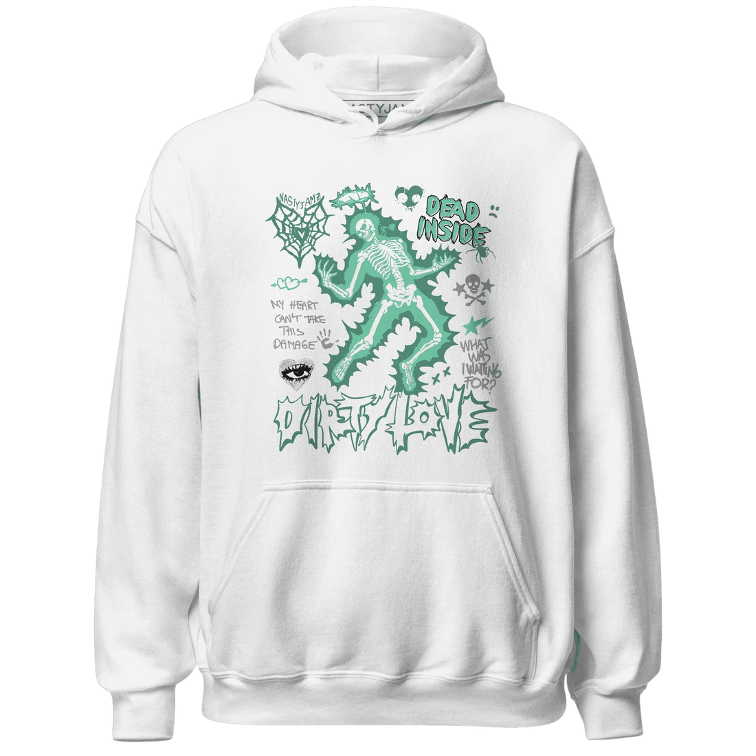 High-OG-Green-Glow-1s-NastyJamz-Hoodie-Match-Dirty-Love-Skull