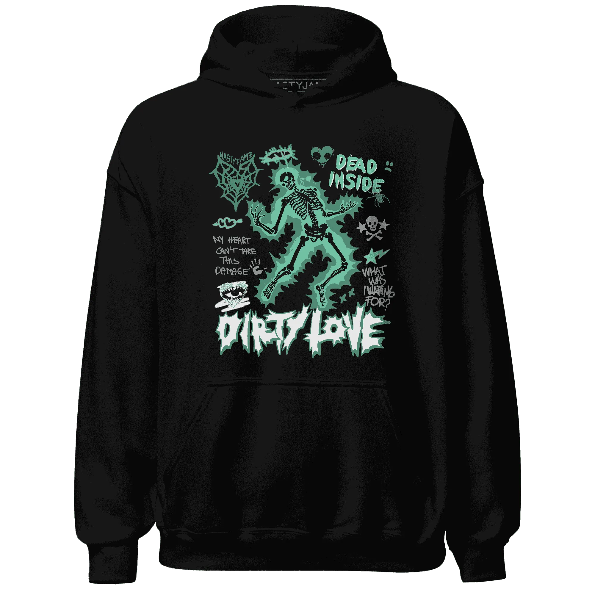 High-OG-Green-Glow-1s-NastyJamz-Hoodie-Match-Dirty-Love-Skull