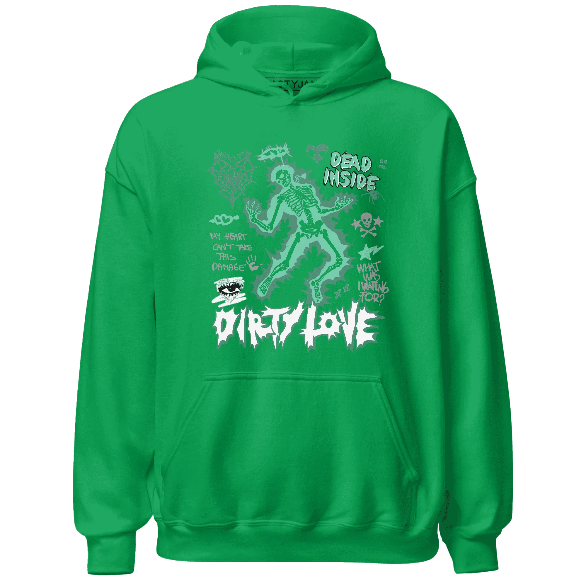 High-OG-Green-Glow-1s-NastyJamz-Hoodie-Match-Dirty-Love-Skull