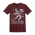 Burgundy-Crush-3s-NastyJamz-T-Shirt-Match-Dirty-Love-Skull