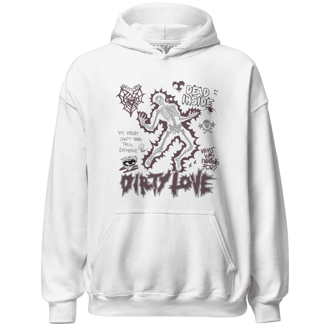 Burgundy-Crush-3s-NastyJamz-Hoodie-Match-Dirty-Love-Skull