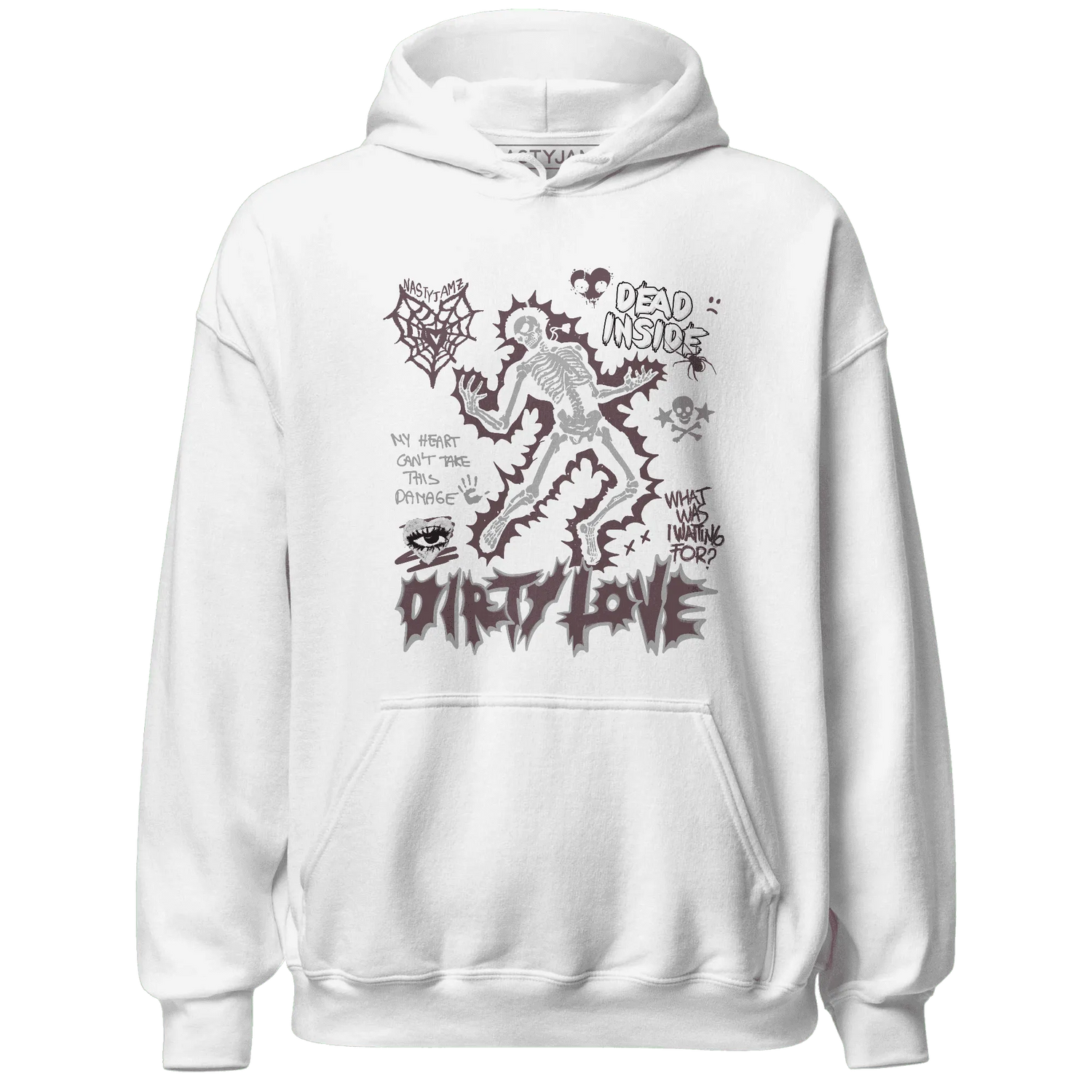 Burgundy-Crush-3s-NastyJamz-Hoodie-Match-Dirty-Love-Skull