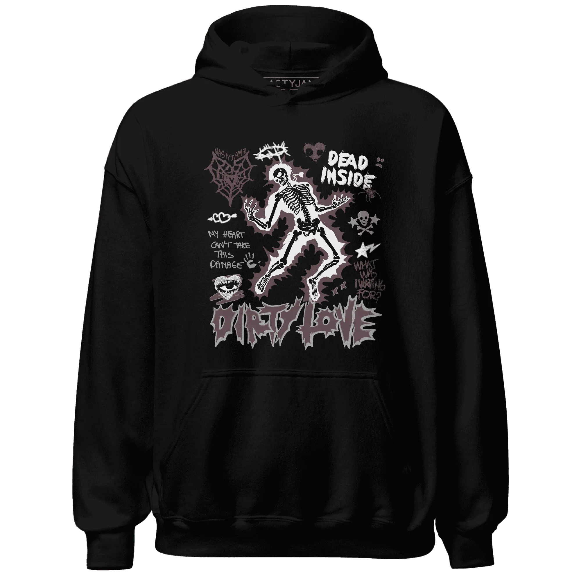 Burgundy-Crush-3s-NastyJamz-Hoodie-Match-Dirty-Love-Skull