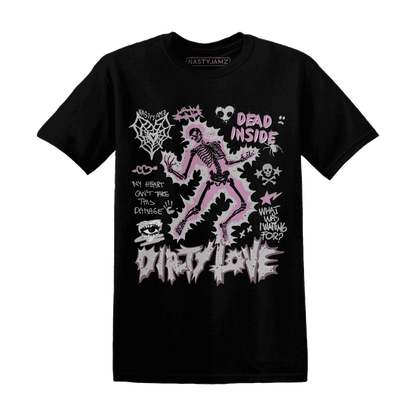 Orchid-Neutral-Grey-Black-White-4s-NastyJamz-T-Shirt-Match-Dirty-Love-Skull